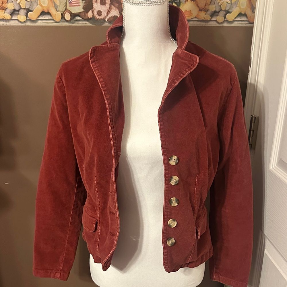 St. John’s Bay Women's Velvet Jacket Size petite medium